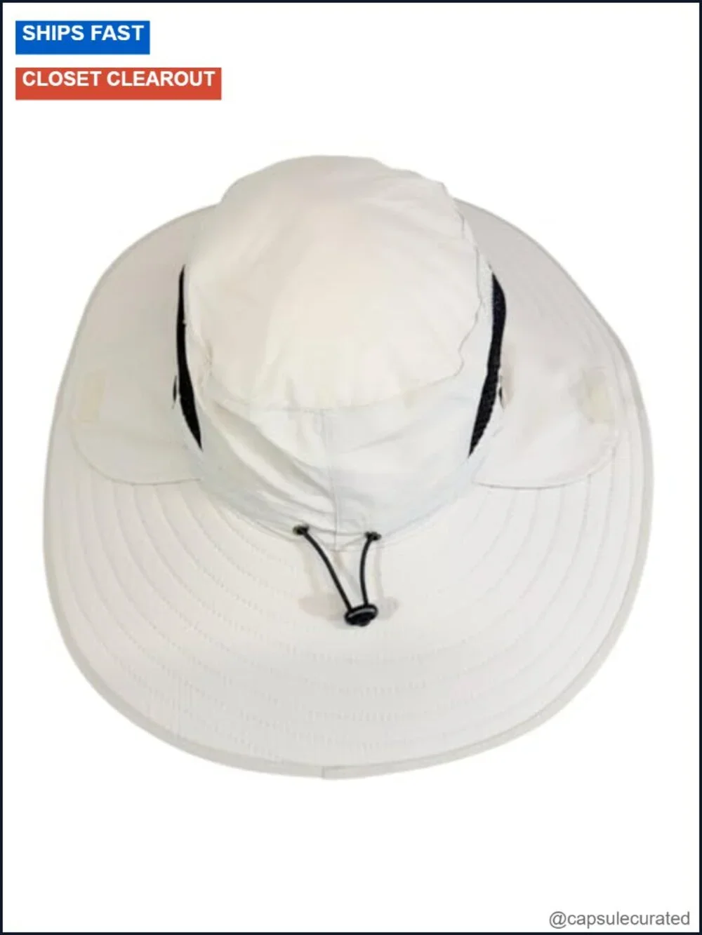 SPF 50+ Bucket Hat with Headphone Flaps - Nylon Breathable Sun Hat for Outdoor